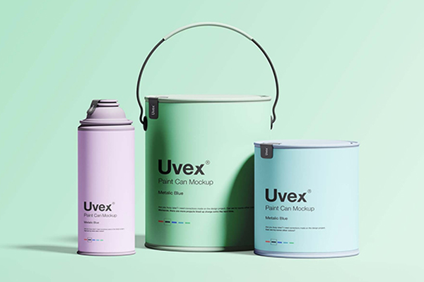 Free Paint Can Mockups – Free Photoshop 16+ Paint Can Mockups Download